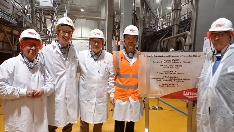 Lutosa inaugure sa nouvelle usine de flocons à Leuze-en-Hainaut