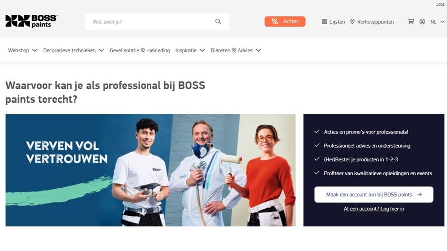 Découvrez le nouveau site web de BOSS paints !