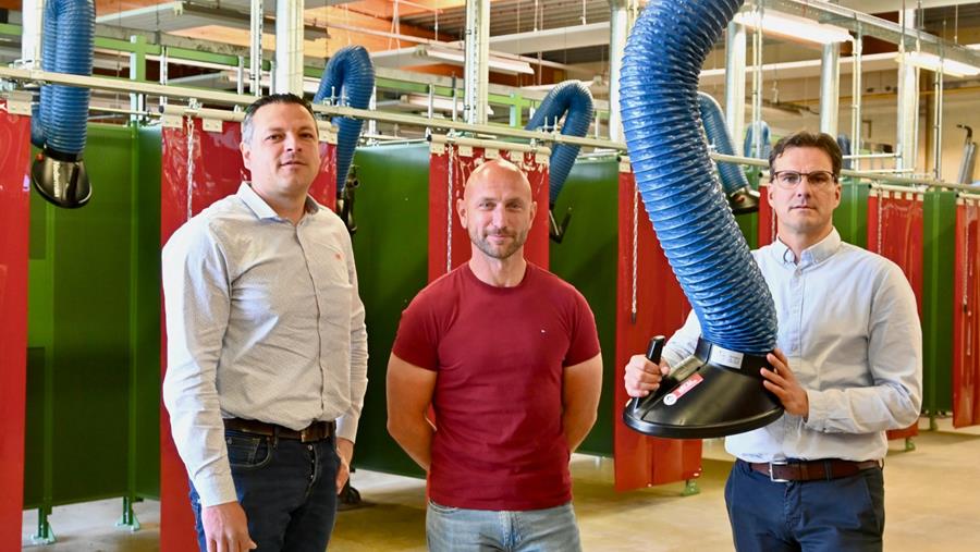 Edugo Glorieux investit dans 27 cabines de soudage flambant neuves