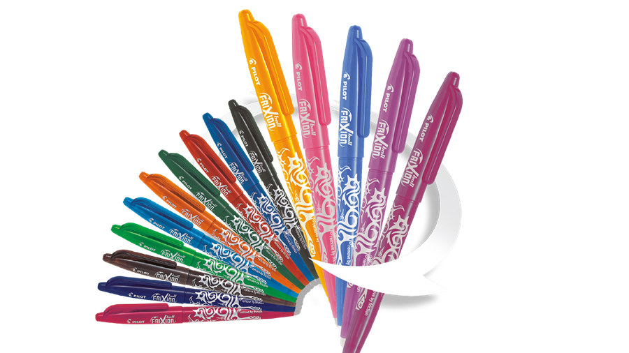 Pilot FriXion - fabriqué à partir de 50% de plastique recyclé