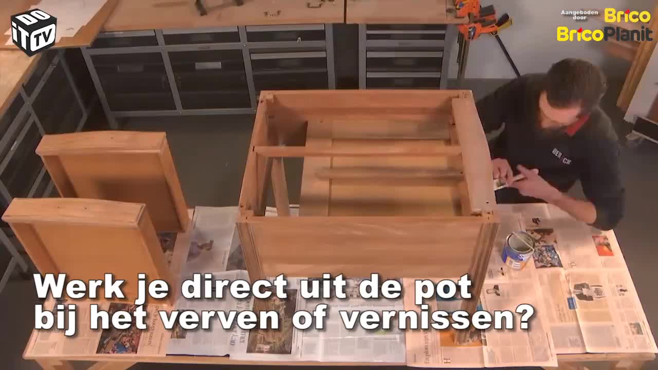 TIP VAN DE WEEK: PROPER VERVEN MET EEN BORSTEL